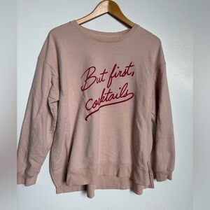 Wildfox blush color sweatshirt